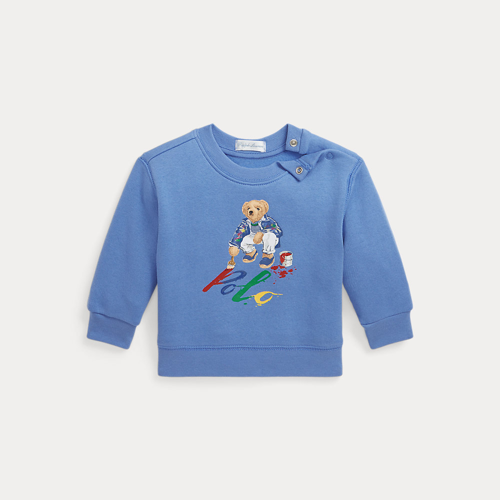 Fleece-Sweatshirt mit Polo Bear von Ralph Lauren