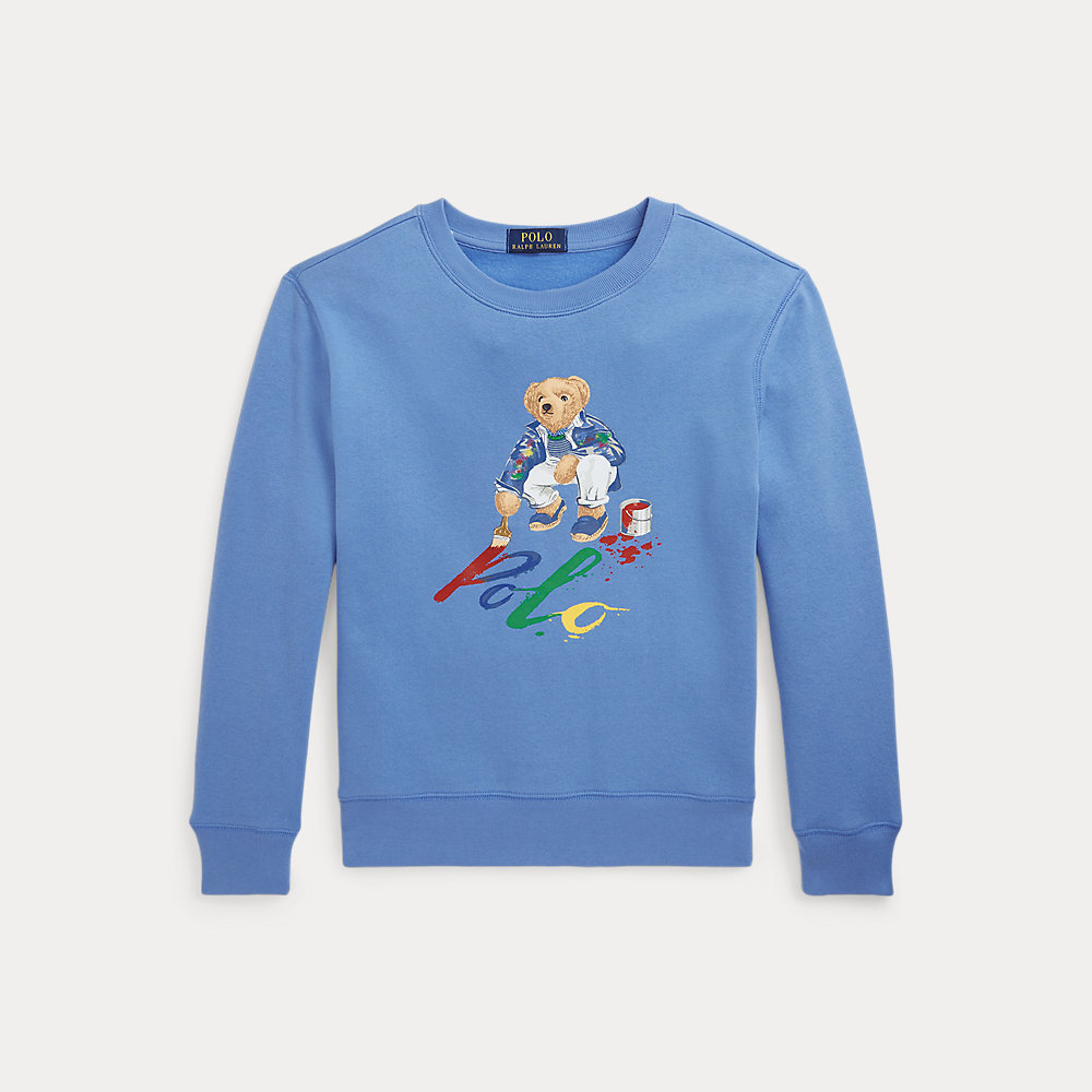 Fleece-Sweatshirt mit Polo Bear von Ralph Lauren