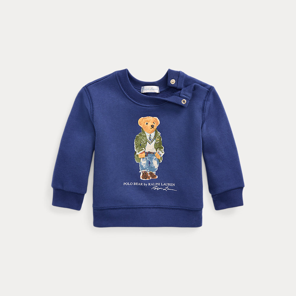 Fleece-Sweatshirt mit Polo Bear von Ralph Lauren