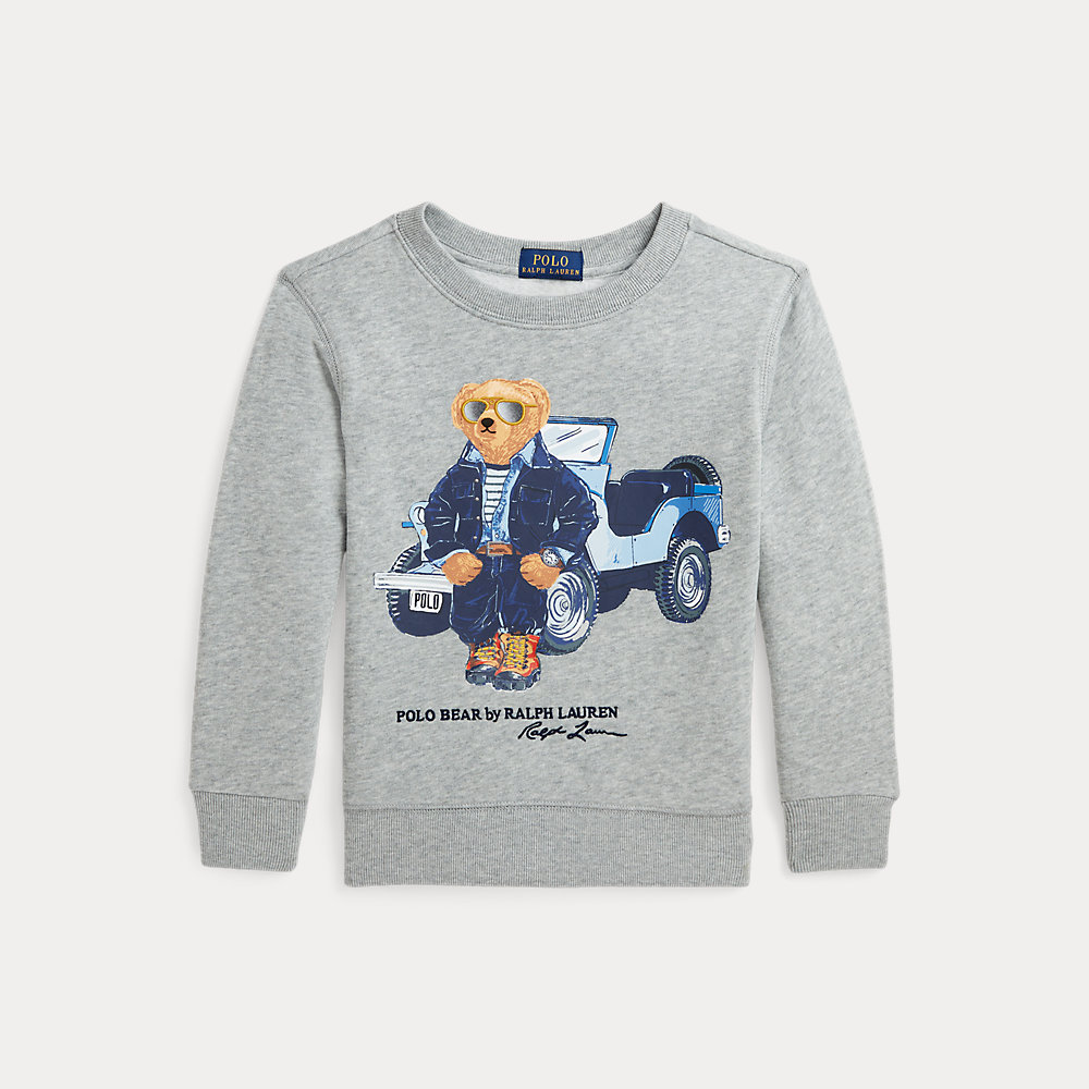 Fleece-Sweatshirt mit Polo Bear von Ralph Lauren