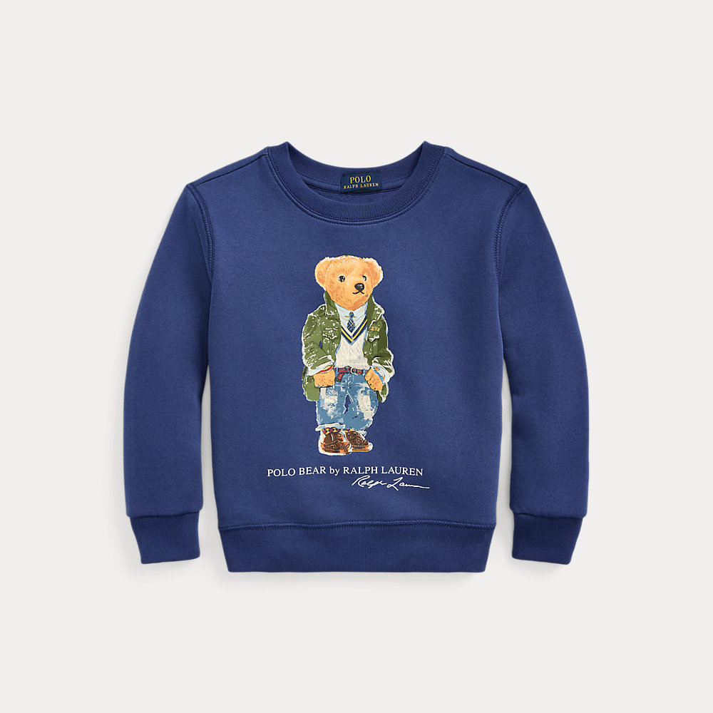 Fleece-Sweatshirt mit Polo Bear von Ralph Lauren