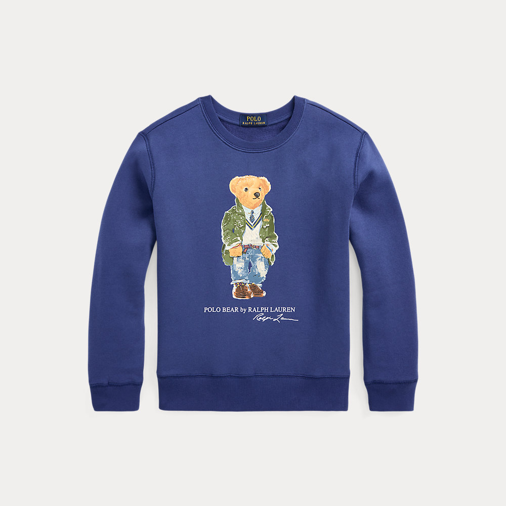 Fleece-Sweatshirt mit Polo Bear von Ralph Lauren