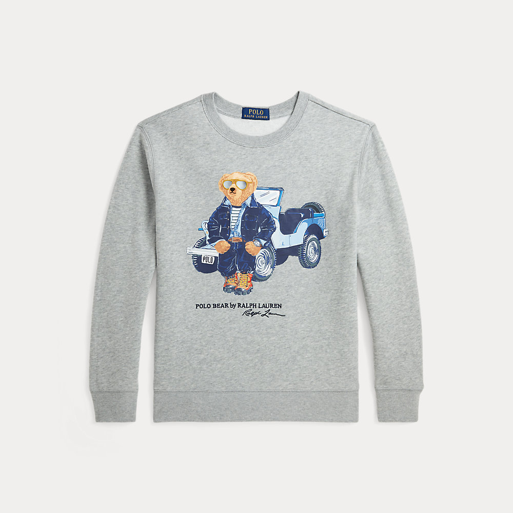 Fleece-Sweatshirt mit Polo Bear von Ralph Lauren