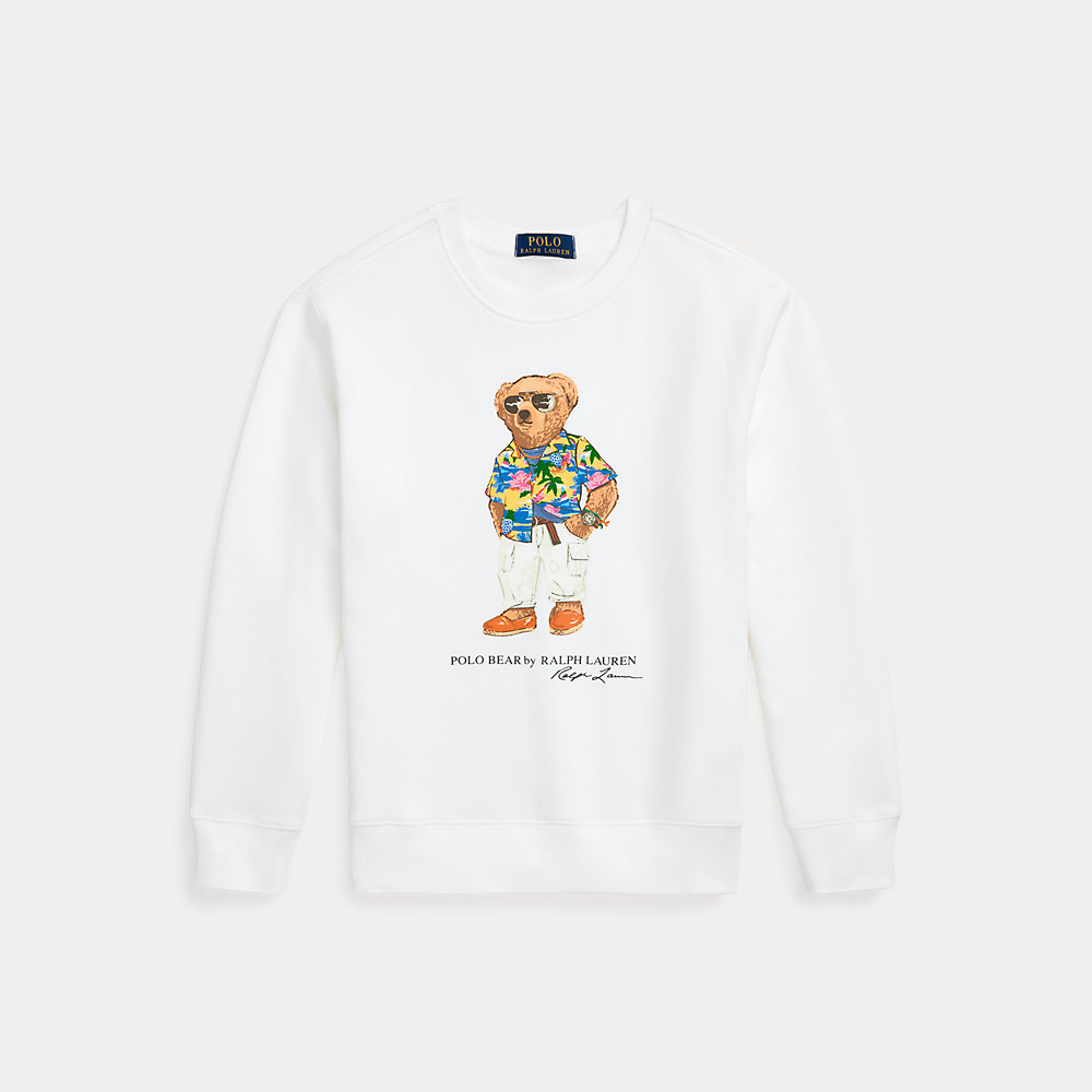 Fleece-Sweatshirt mit Polo Bear von Ralph Lauren