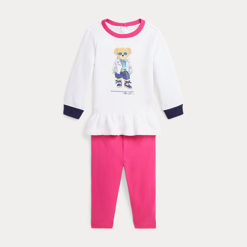 Fleece-Sweatshirt und Leggings von Ralph Lauren