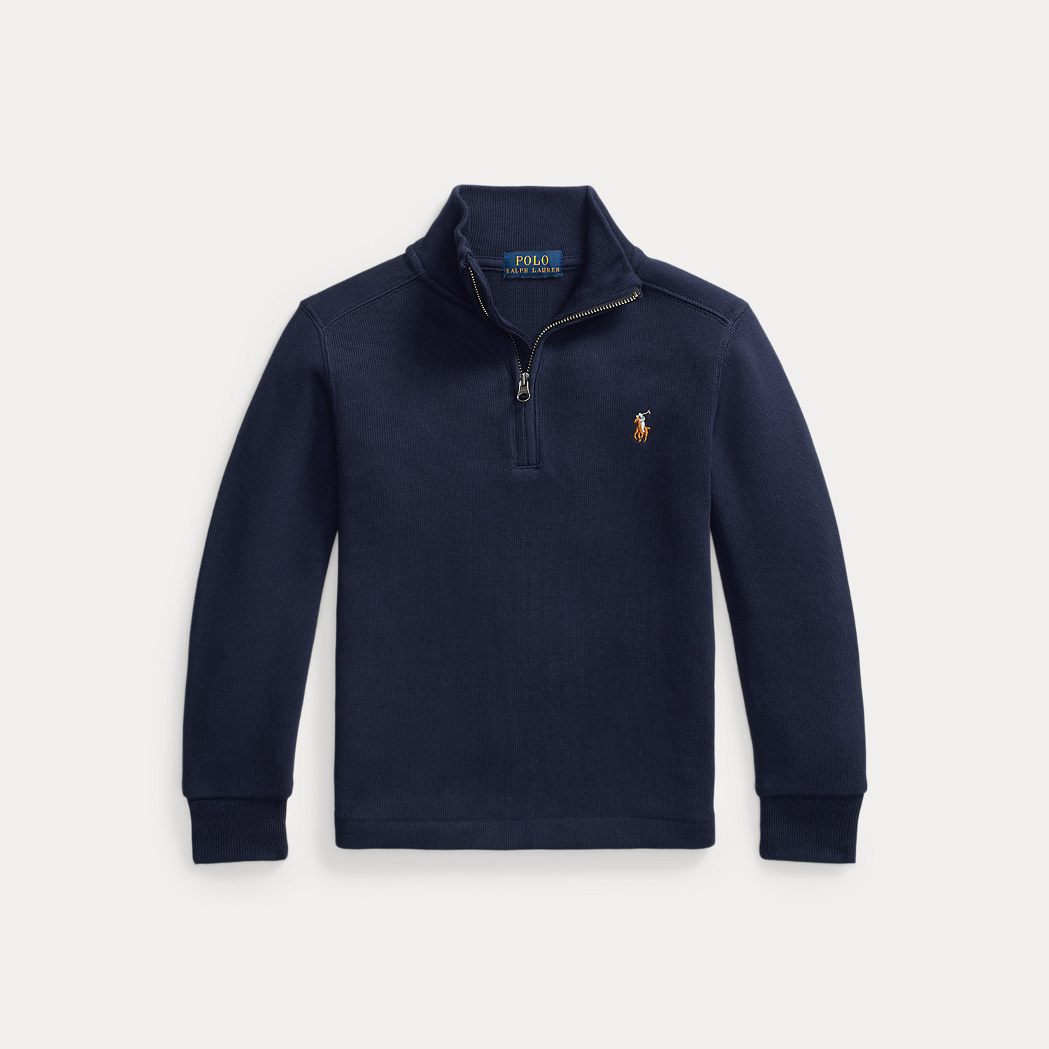 Gerippter Pullover mit Reißverschluss von Ralph Lauren