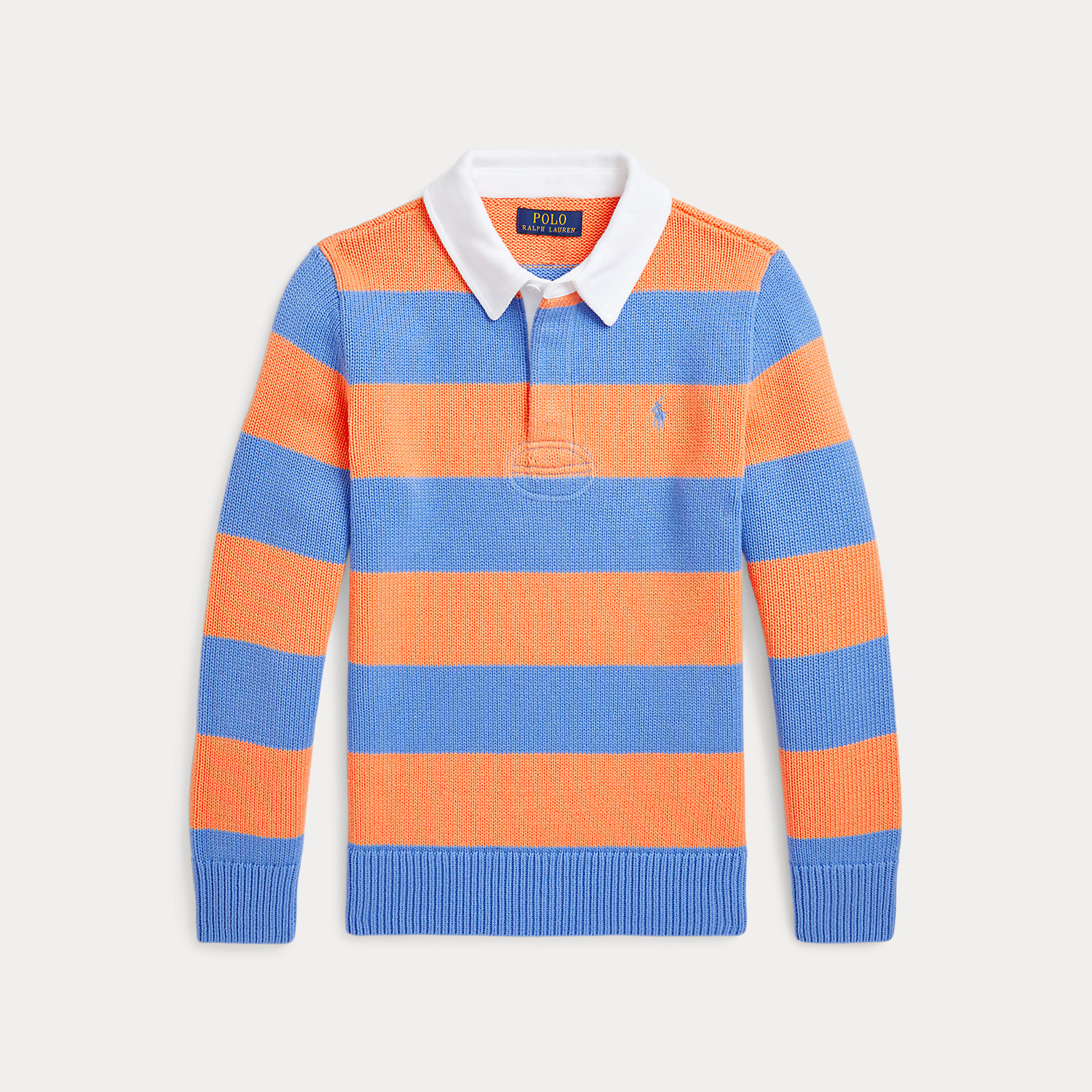 Gestreifter Rugbypullover aus Baumwolle von Ralph Lauren