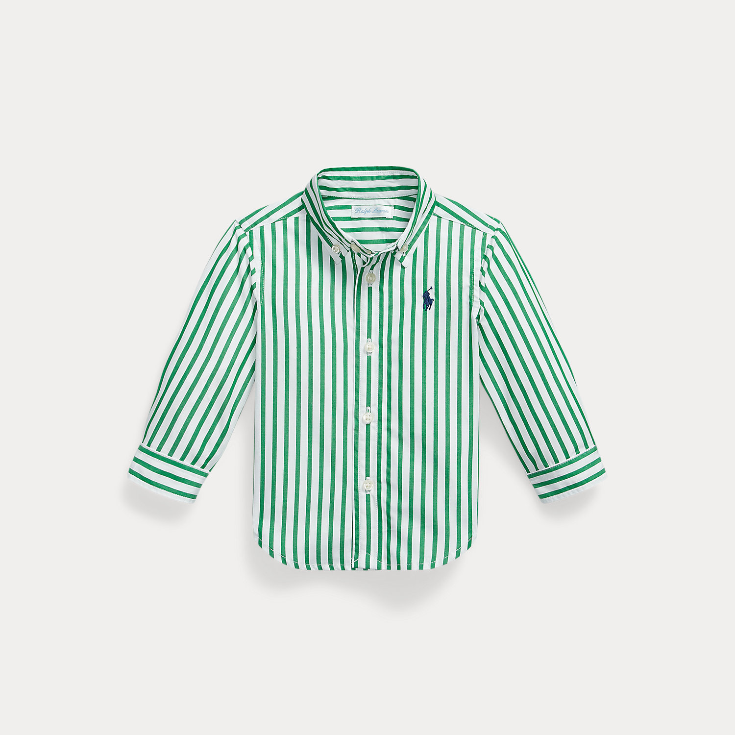 Gestreiftes Hemd aus Baumwollpopeline von Ralph Lauren