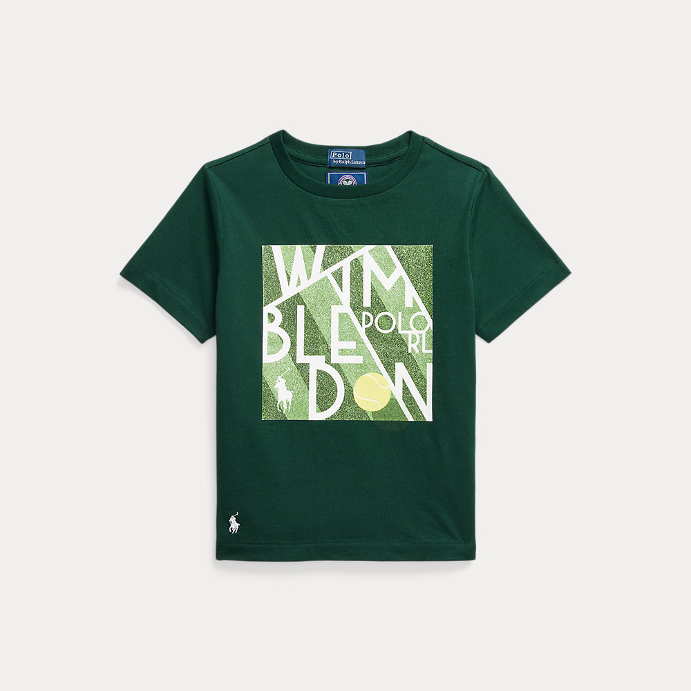 Grafik-T-Shirt Wimbledon aus Jersey von Ralph Lauren