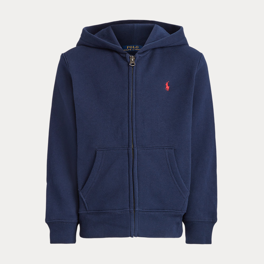 Kapuzenjacke aus Baumwollfleece von Ralph Lauren