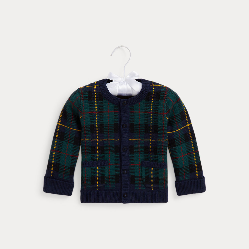 Karierte Strickjacke aus Wolle Karierte Strickjacke aus Wolle von Ralph Lauren