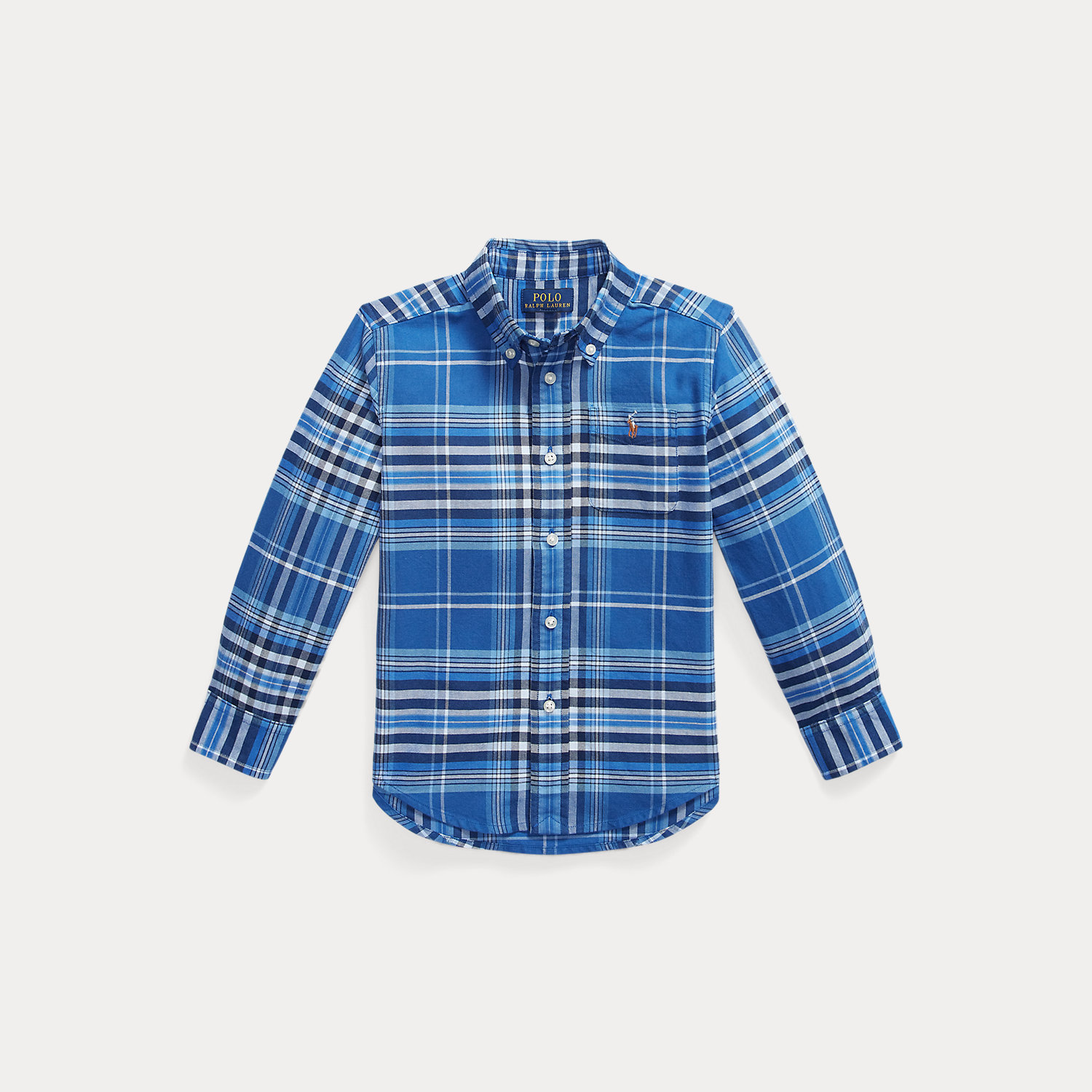 Kariertes Hemd aus Baumwolloxford von Ralph Lauren