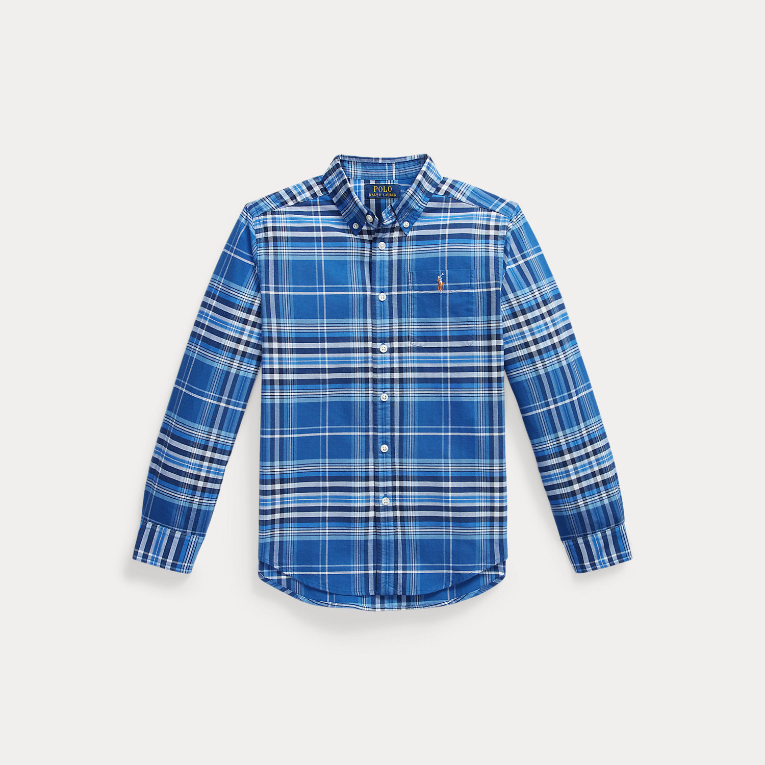 Kariertes Hemd aus Baumwolloxford von Ralph Lauren