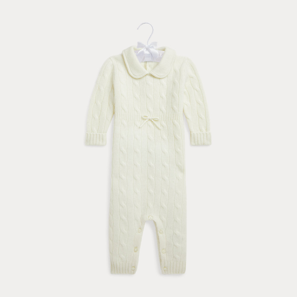 Kaschmir-Strampler mit Zopfmuster Kaschmir-Strampler mit Zopfmuster von Ralph Lauren