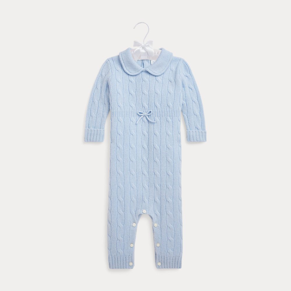 Kaschmir-Strampler mit Zopfmuster Kaschmir-Strampler mit Zopfmuster von Ralph Lauren