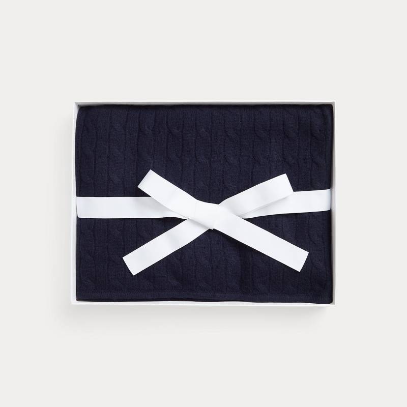 Kaschmirdecke mit Zopfmuster von Ralph Lauren