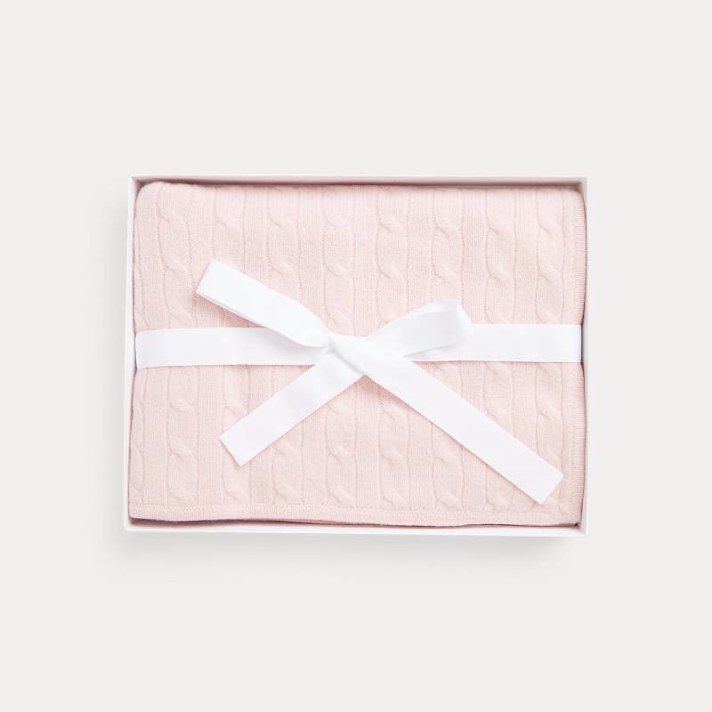 Kaschmirdecke mit Zopfmuster von Ralph Lauren