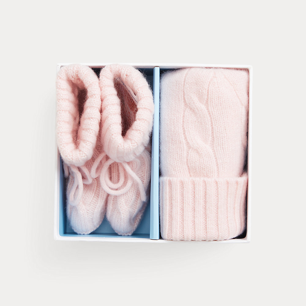 Kaschmirmütze und Babyschuhe im Set Kaschmirmütze und Babyschuhe im Set von Ralph Lauren