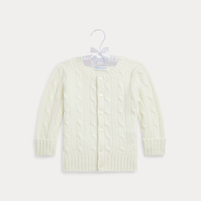 Kaschmirstrickjacke mit Zopfmuster von Ralph Lauren