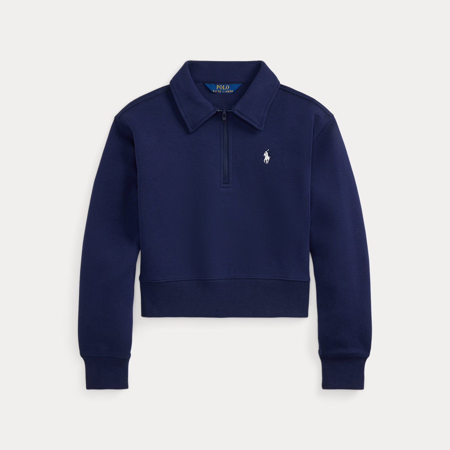 Kastenförmiges Sweatshirt mit Kragen von Ralph Lauren