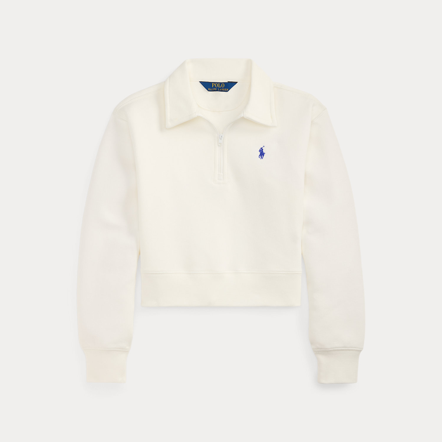 Kastenförmiges Sweatshirt mit Kragen von Ralph Lauren