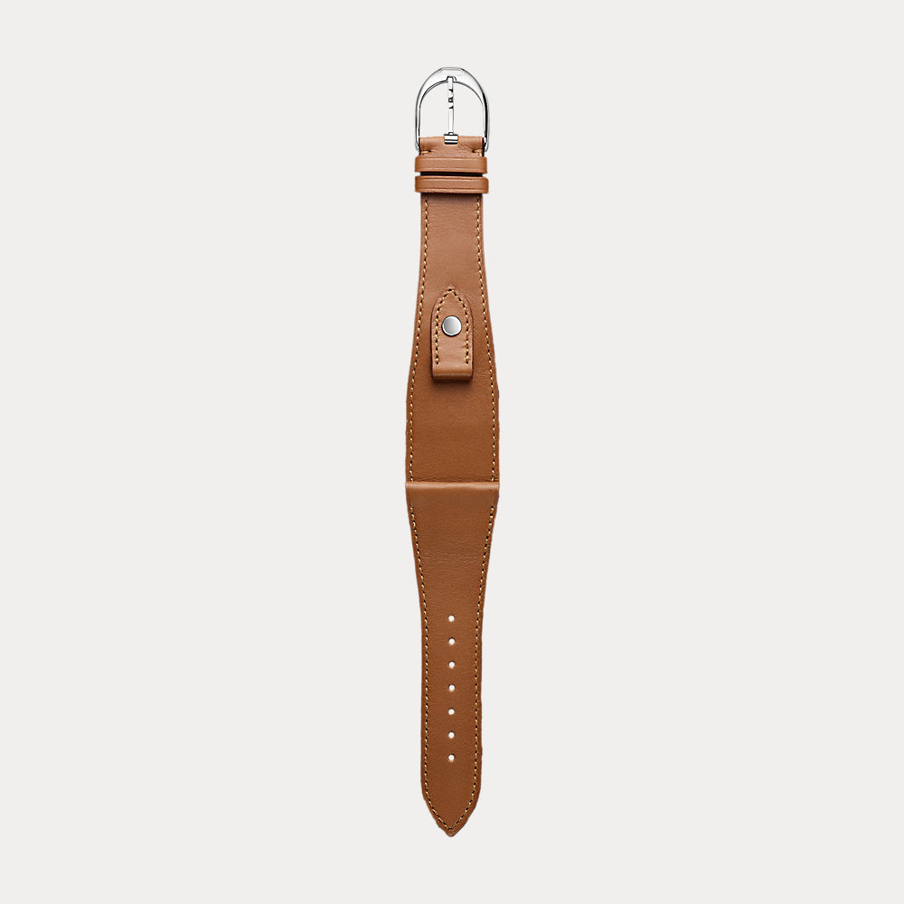 Large-Stirrup-Armband aus Kalbsleder von Ralph Lauren