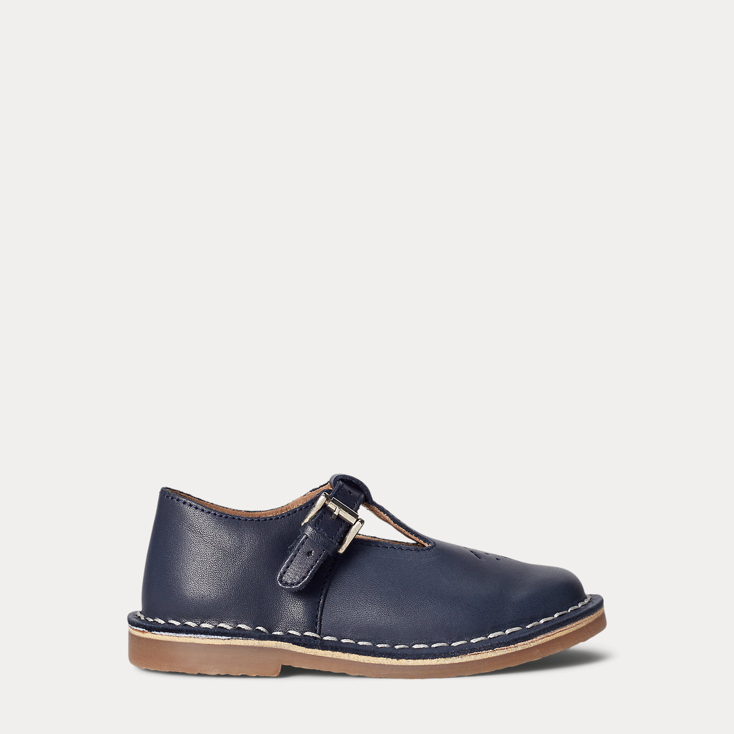 Lederschuh mit T-Riemen von Ralph Lauren
