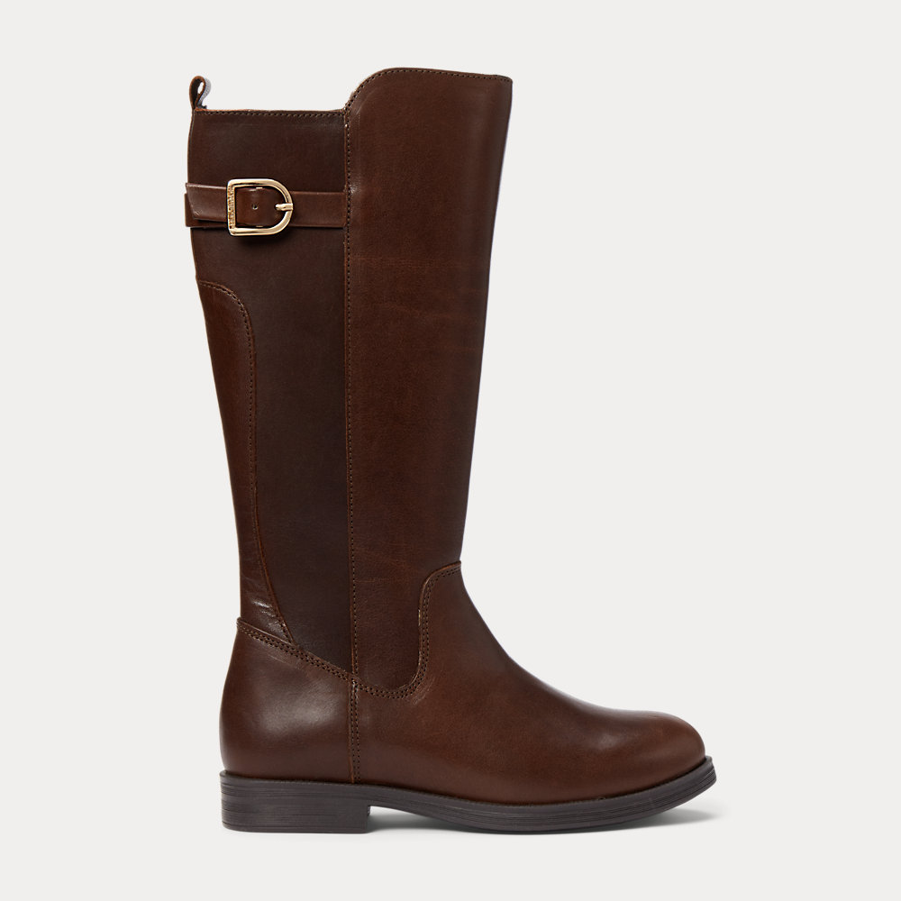 Lederstiefel im Reiterstil von Ralph Lauren