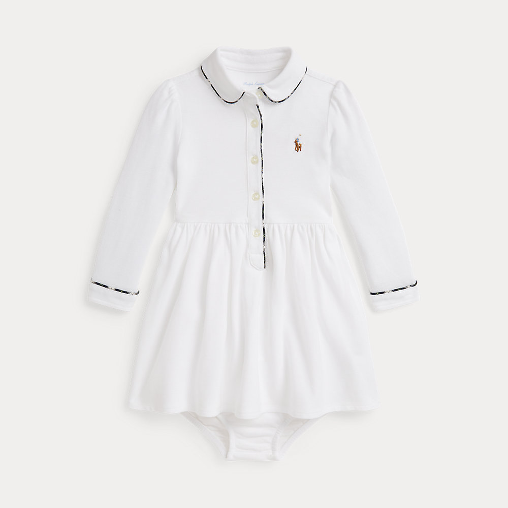 Piqué-Oxfordkleid und Höschen von Ralph Lauren