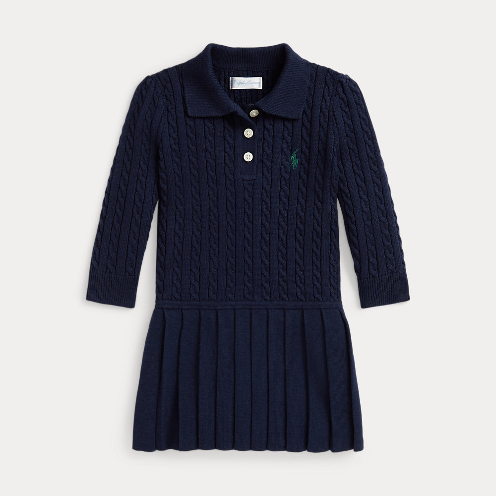 Polo-Pulloverkleid mit Mini-Zopfmuster Polo-Pulloverkleid mit Mini-Zopfmuster von Ralph Lauren