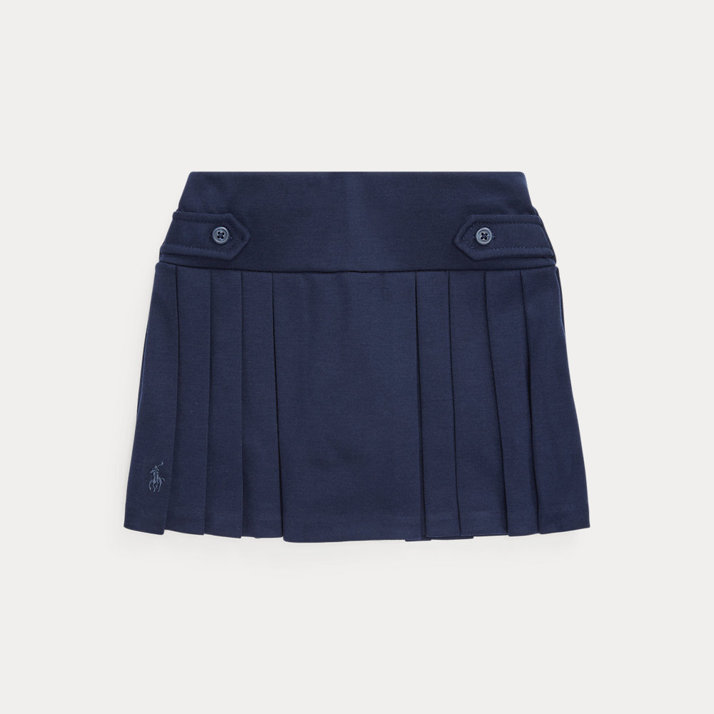 Ponté-Skort mit Falten von Ralph Lauren