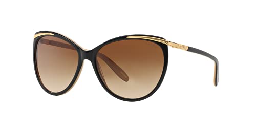 Ralph by Ralph Lauren Damen 0Ra5150 109013 59 Sonnenbrille, Schwarz (Black/Nude/Brown Gradient) von Ralph Lauren