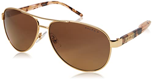 Ralph Lauren Damen 0ra4004 Sonnenbrille, Dorado, M von Ralph by Ralph Lauren