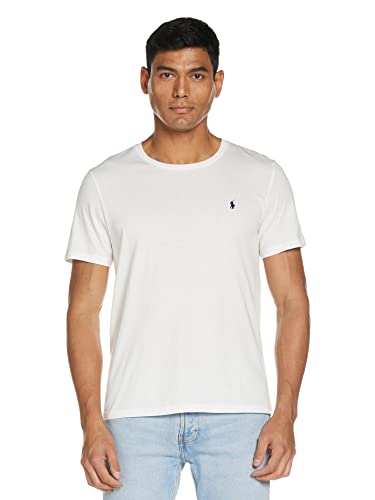 Ralph Lauren Herren Unterschrift T-Shirt, Weiß, S von Ralph Lauren