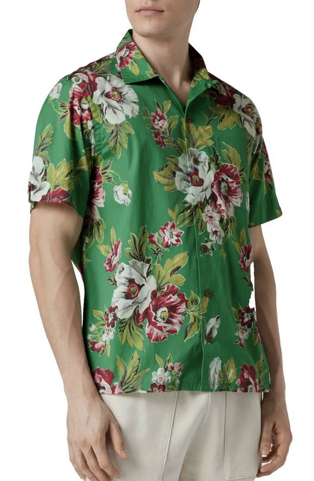 Ralph Lauren Kurzarmhemd Herren Floral Grün Hawaiihemd Sommer Loose Fit von Ralph Lauren