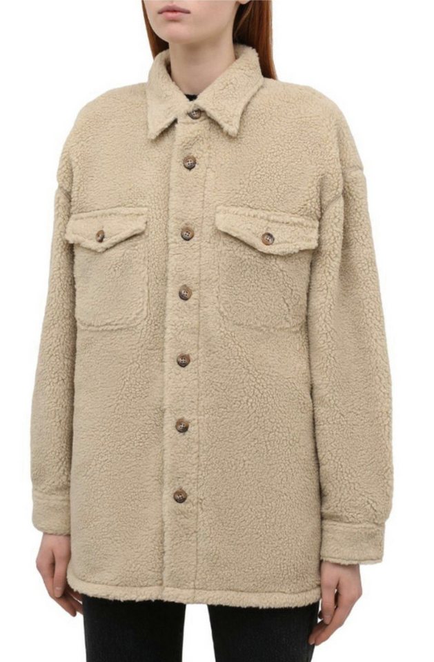 Polo Ralph Lauren Kurzjacke Damen Teddy Faux Jacke Unisex Teddy-Fell, Knopfleiste, sportlicher Look von Polo Ralph Lauren
