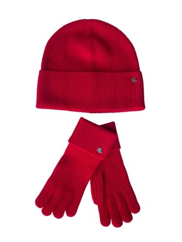 Ralph Lauren "Lauren Woll-Kaschmir Mütze & Handschuhe Set, Rot Ralph Lauren "Lauren Woll-Kaschmir Mütze & Handschuhe Set, Rot von Ralph Lauren