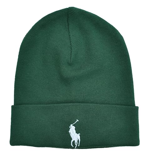 Ralph Lauren Mütze Beanie Classic Hat Baumwolle One Size Grün von Ralph Lauren