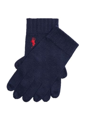 Ralph Lauren Polo Herren Wollhandschuhe mit Pony Navy von Ralph Lauren