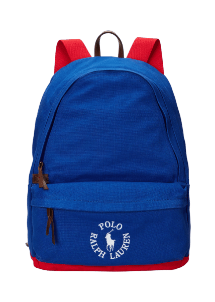 Ralph Lauren - Polo Ralph Lauren Backpack, Rucksack, Blau-Rot von Ralph Lauren
