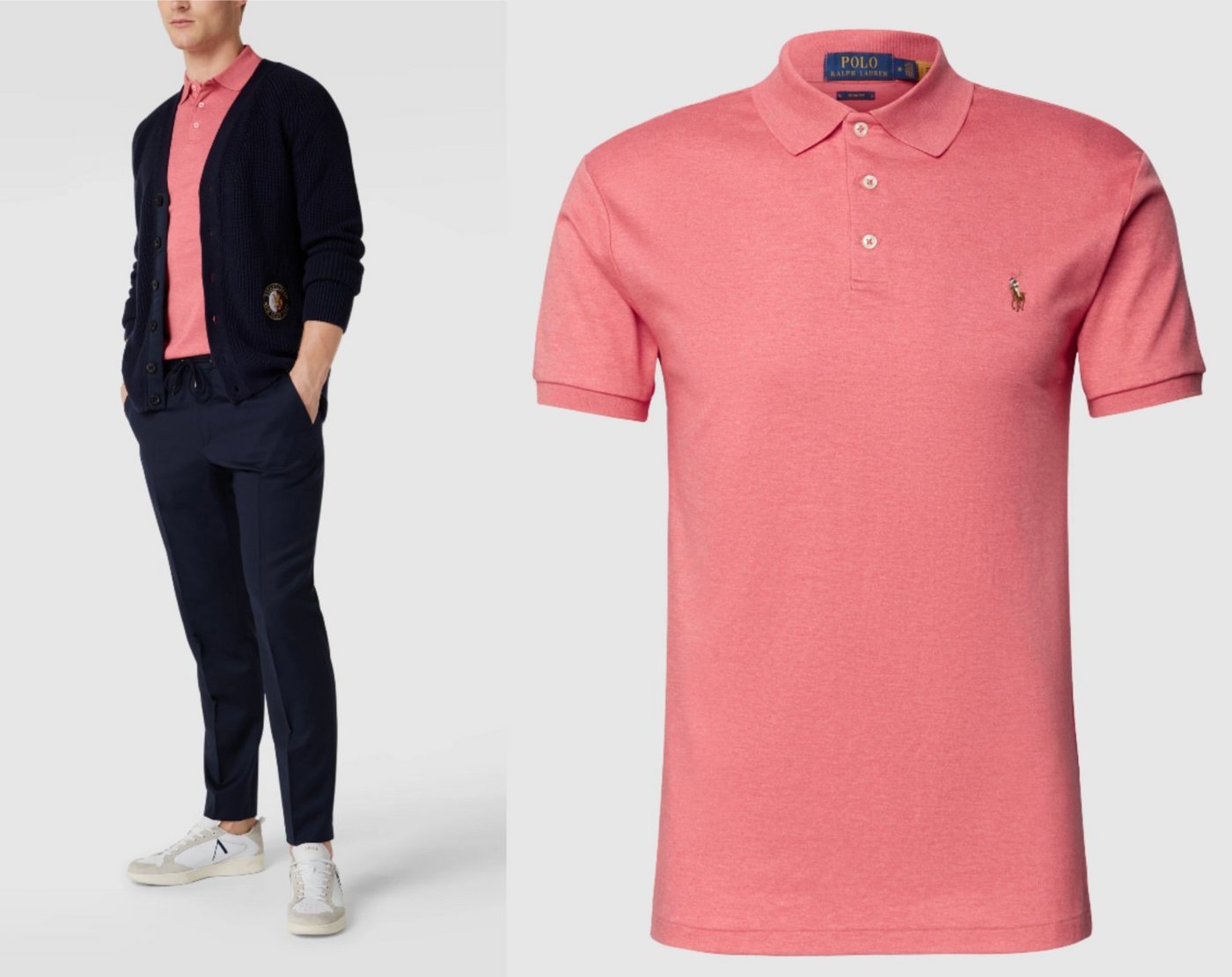 Ralph Lauren Poloshirt Polo Ralph Lauren Slim-Fit Polohemd Weiches Hemd T-Shirt Soft Shirt Po von Ralph Lauren