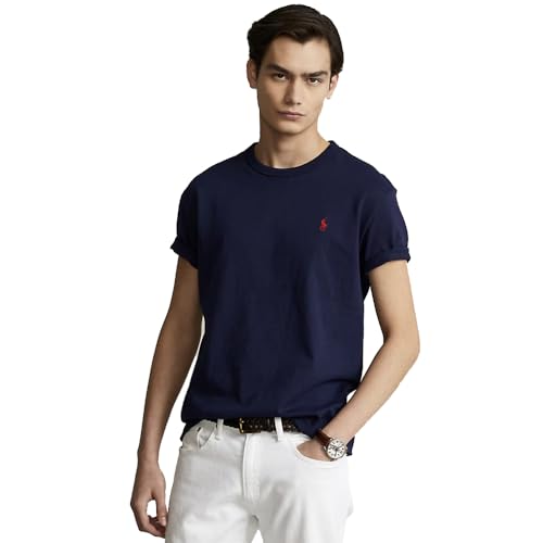 Ralph Lauren Schweres Strick-T-Shirt Classic Fit, Marineblau, XL Ralph Lauren Schweres Strick-T-Shirt Classic Fit, Marineblau, XL von Ralph Lauren