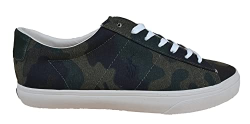 Ralph Lauren Sneakers Sayer Camouflage Grün Canvas (eu_Footwear_Size_System, Adult, Men, Numeric, medium, Numeric_42) von Ralph Lauren
