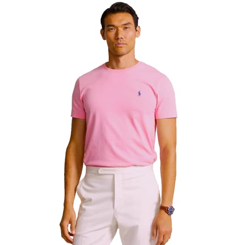 Ralph Lauren Strick-T-Shirt mit schmaler Passform, Pink, XL Ralph Lauren Strick-T-Shirt mit schmaler Passform, Pink, XL von Ralph Lauren