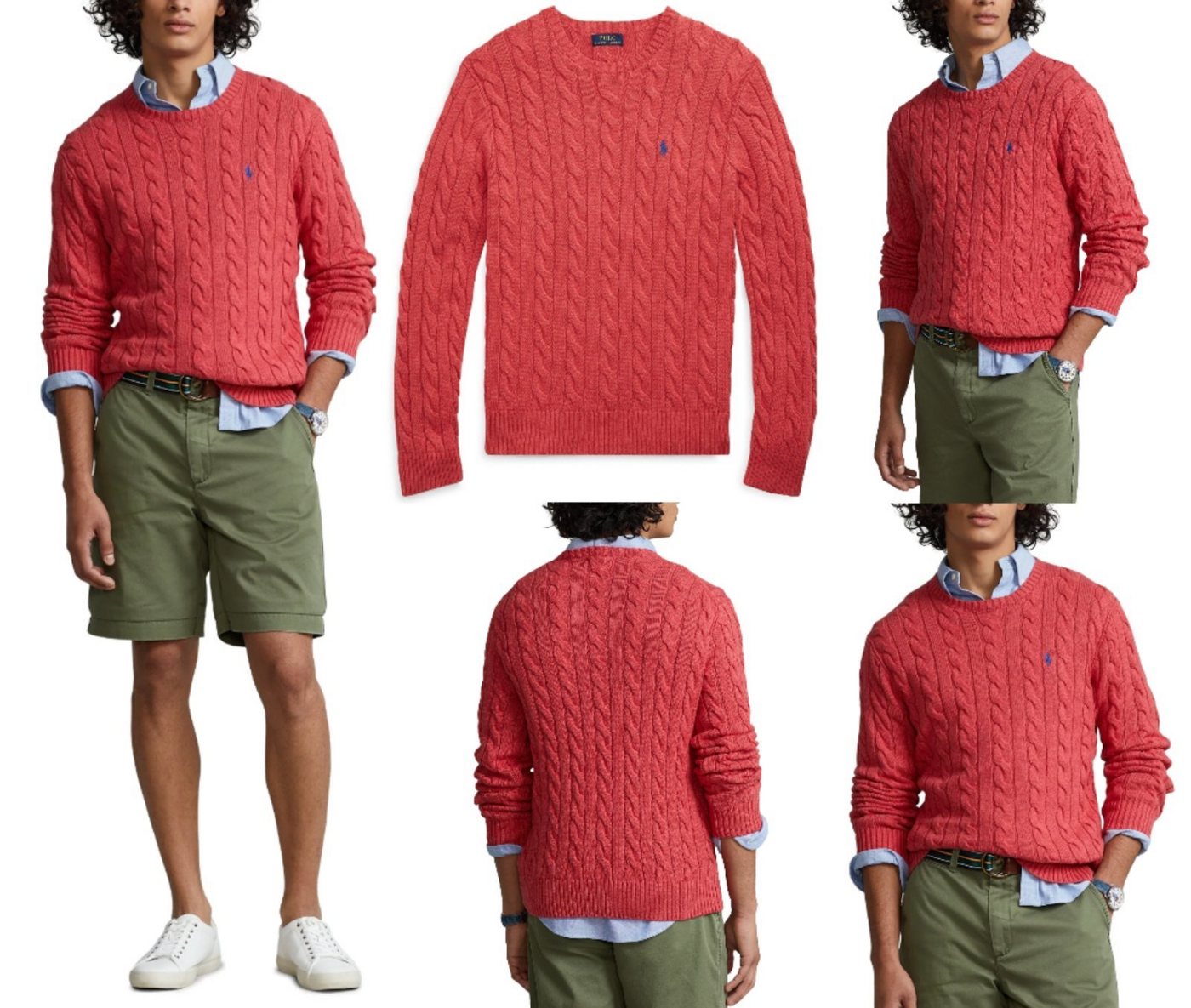 Ralph Lauren Strickpullover POLO RALPH LAUREN Cable-Knit Pullover Sweater Sweatshirt Strick Pulli von Ralph Lauren