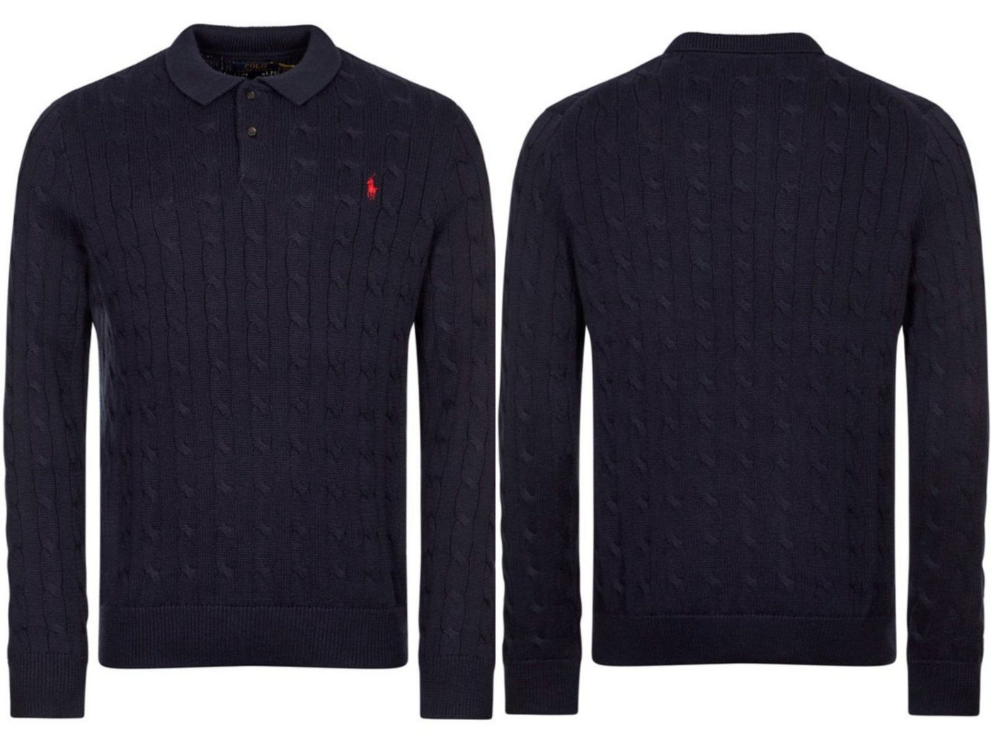 Ralph Lauren Strickpullover POLO RALPH LAUREN Cable-Knit Pullover Sweater Sweatshirt Strick-Pulli von Ralph Lauren