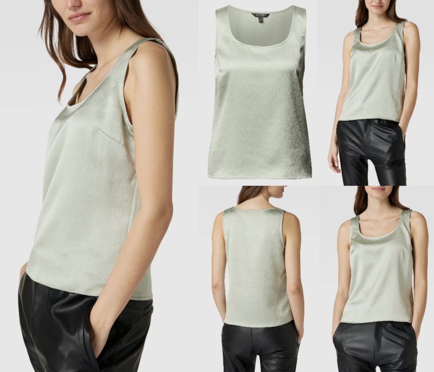 Ralph Lauren T-Shirt LAUREN RALPH LAUREN Blusentop Top Bluse Shirt T-shirt Blouse Strukturm von Ralph Lauren