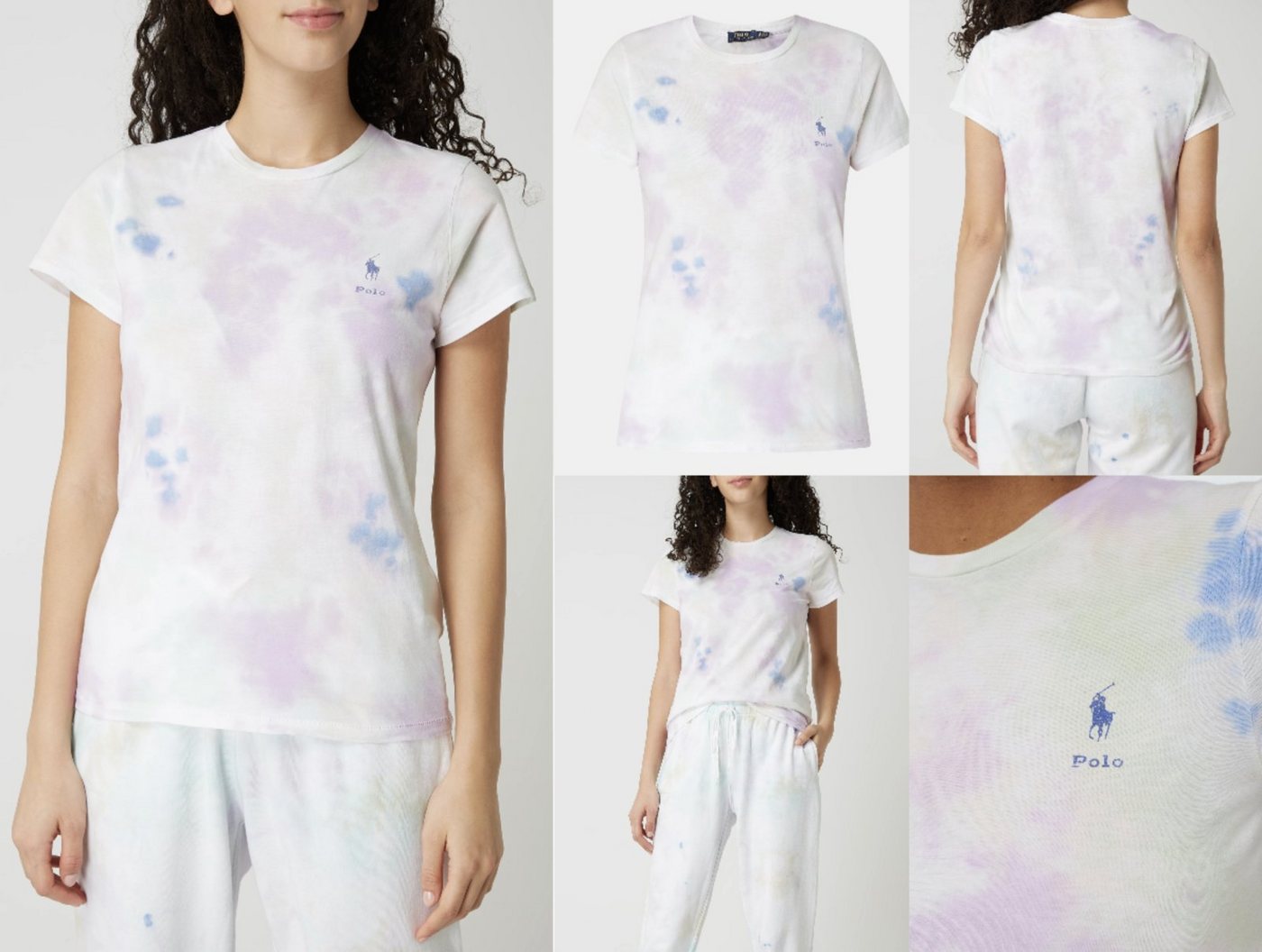 Ralph Lauren T-Shirt POLO RALPH LAUREN TIE-DYE Paint-Splatter T-shirt Batik Shirt Top Bluse von Ralph Lauren