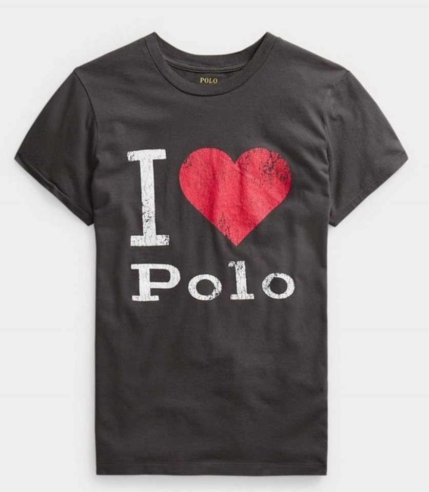 Ralph Lauren T-Shirt POLO RALPH LAUREN BIG HEART T-shirt Loose Fit Luxury Cotton Shirt Top von Ralph Lauren