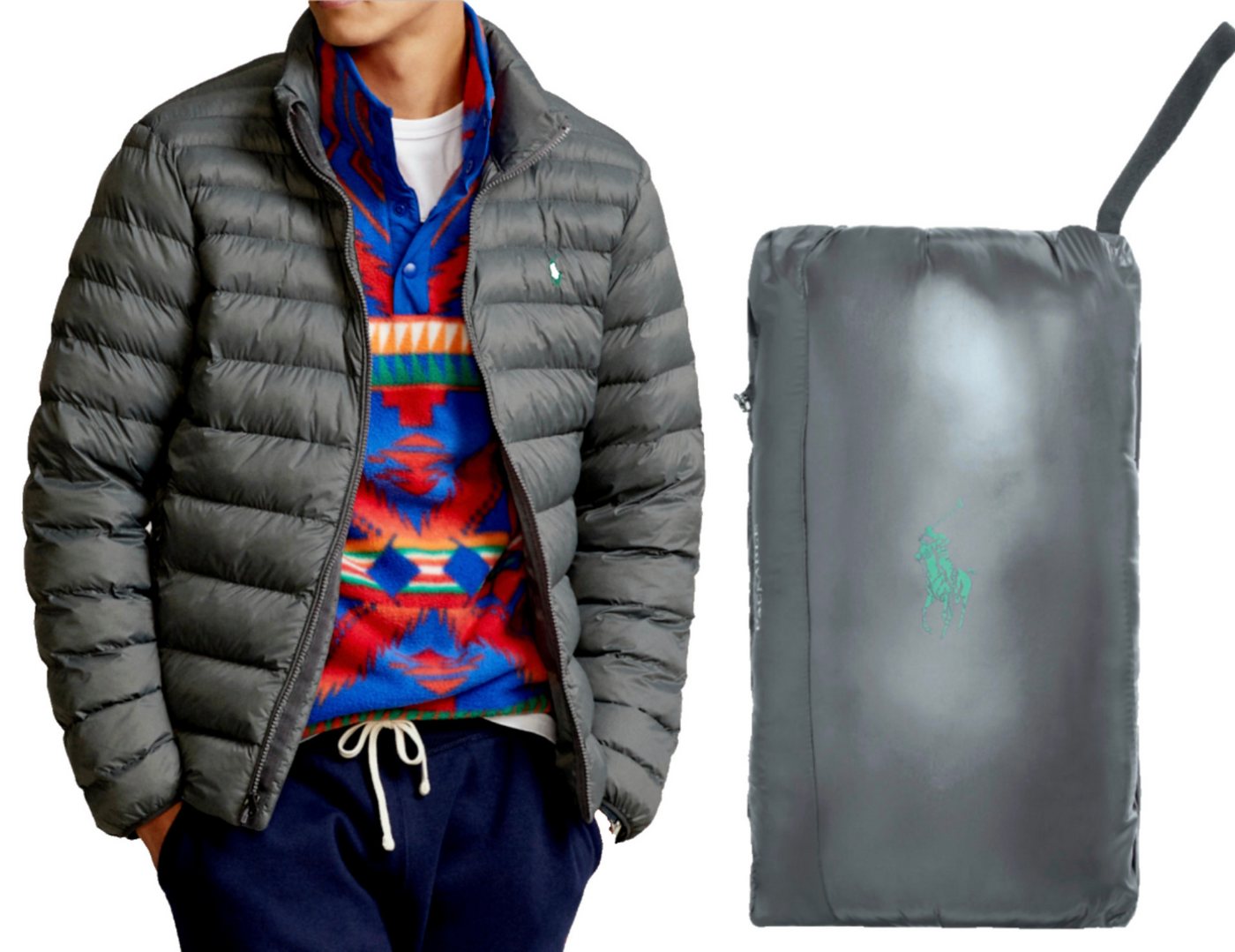 Ralph Lauren Winterjacke Polo Ralph Lauren Terra Pony Quilted Packable Verstaubare Jacket Stepp von Ralph Lauren